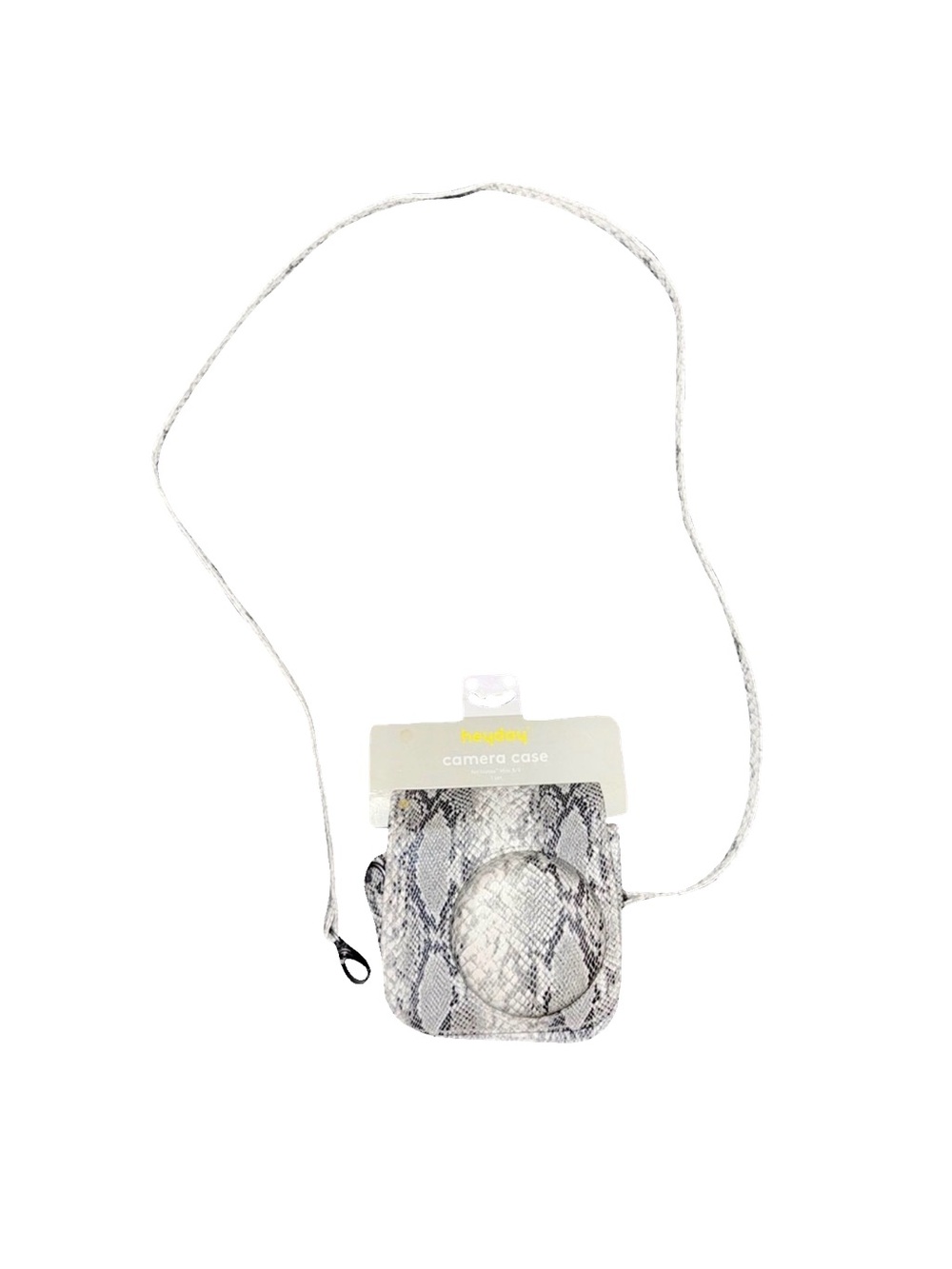 NWT HEYDAY WHITE REPTILE PRINT CAMERA CASE ✨